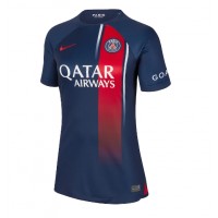 Camisa de time de futebol Paris Saint-Germain Kylian Mbappe #7 Replicas 1º Equipamento Feminina 2023-24 Manga Curta